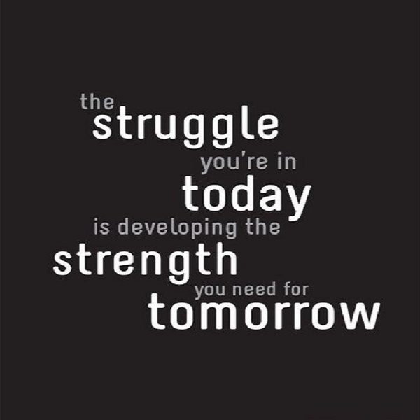 Our Struggles Are Part Of Our Destiny