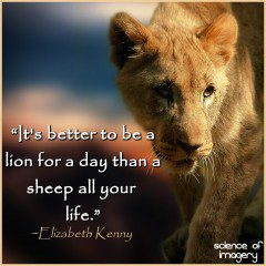 Be Courageous Like A Lion