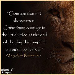 Courage Means Trying Again