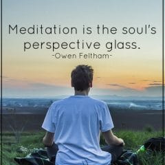 Meditation Makes The World Clear